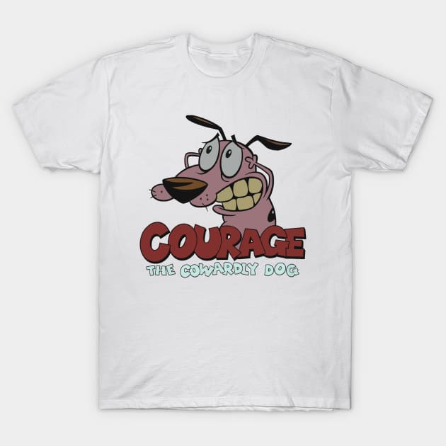 cowardly retro // T-Shirt by annateraa